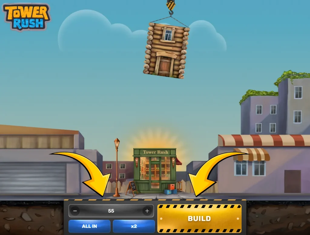 Tower Rush - het begin van het spel