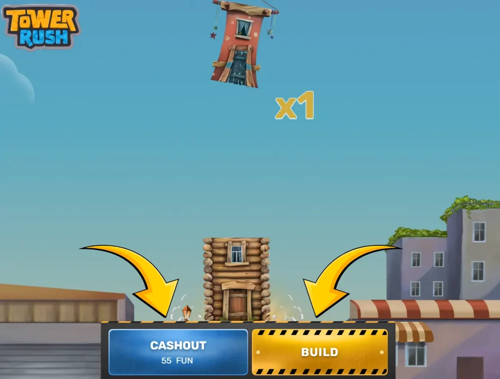 Tower Rush - het verloop van een ronde
