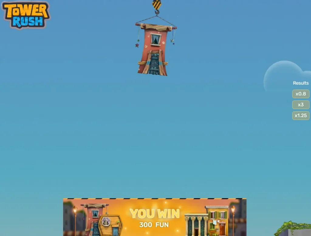 Tower Rush - Winst